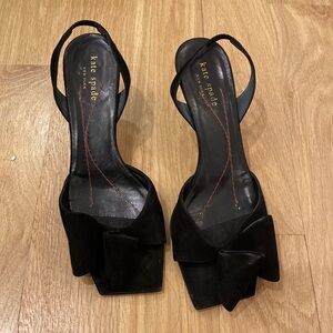 KAte spade suede sling back shoe